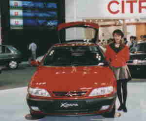 red Xsara in Tokyo 1997